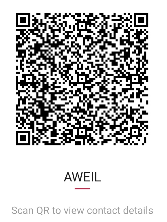 QR Code to view contact details